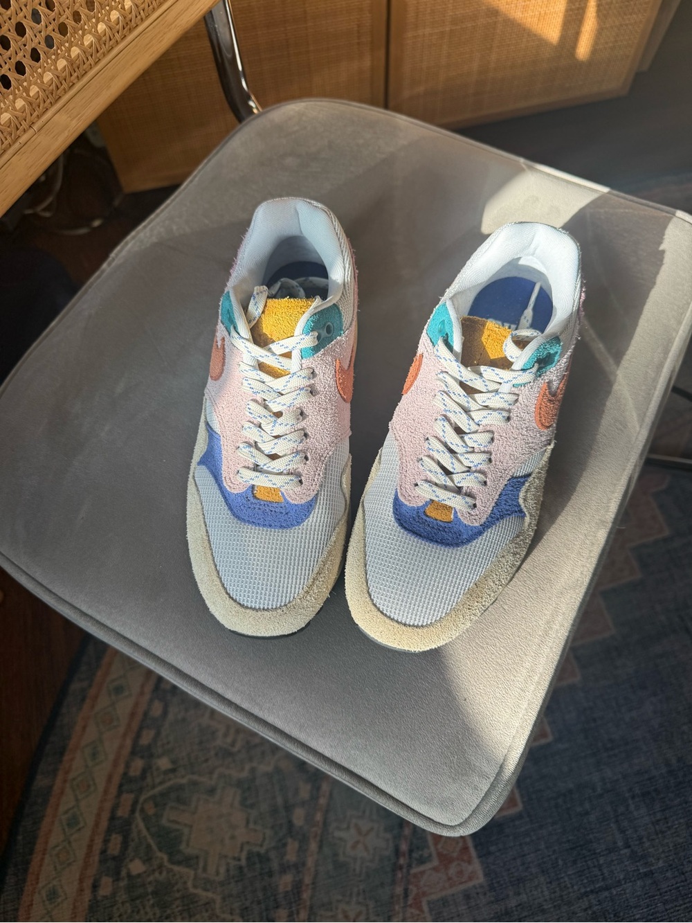 Nike Air Max 1 '87 Premium Women's Shoes size 6.5 Never worn. Multi color